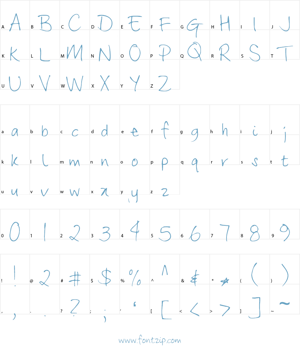 Frangipani Rose Font Character